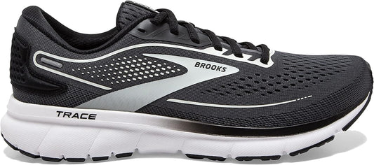 Women's Brooks Trace 2, Ebony/Black/White, 8 D Wide