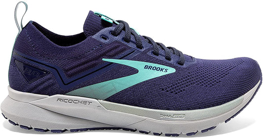 Women's Brooks Ricochet 3, Peacoat/Ribbon/Blue Tint, 11 B Medium