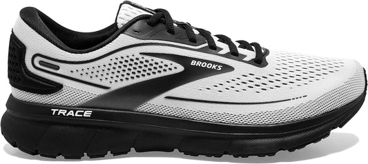 Men's Brooks Trace 2, White/Black, 10.5 D Medium