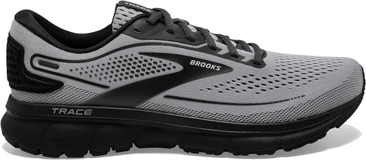 Men's Brooks Trace 2, Alloy/Black/Ebony, 13 2E Wide