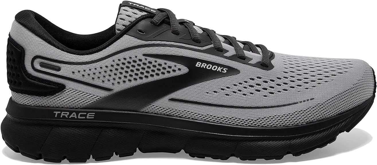Men's Brooks Trace 2, Alloy/Black/Ebony, 8.5 D Medium