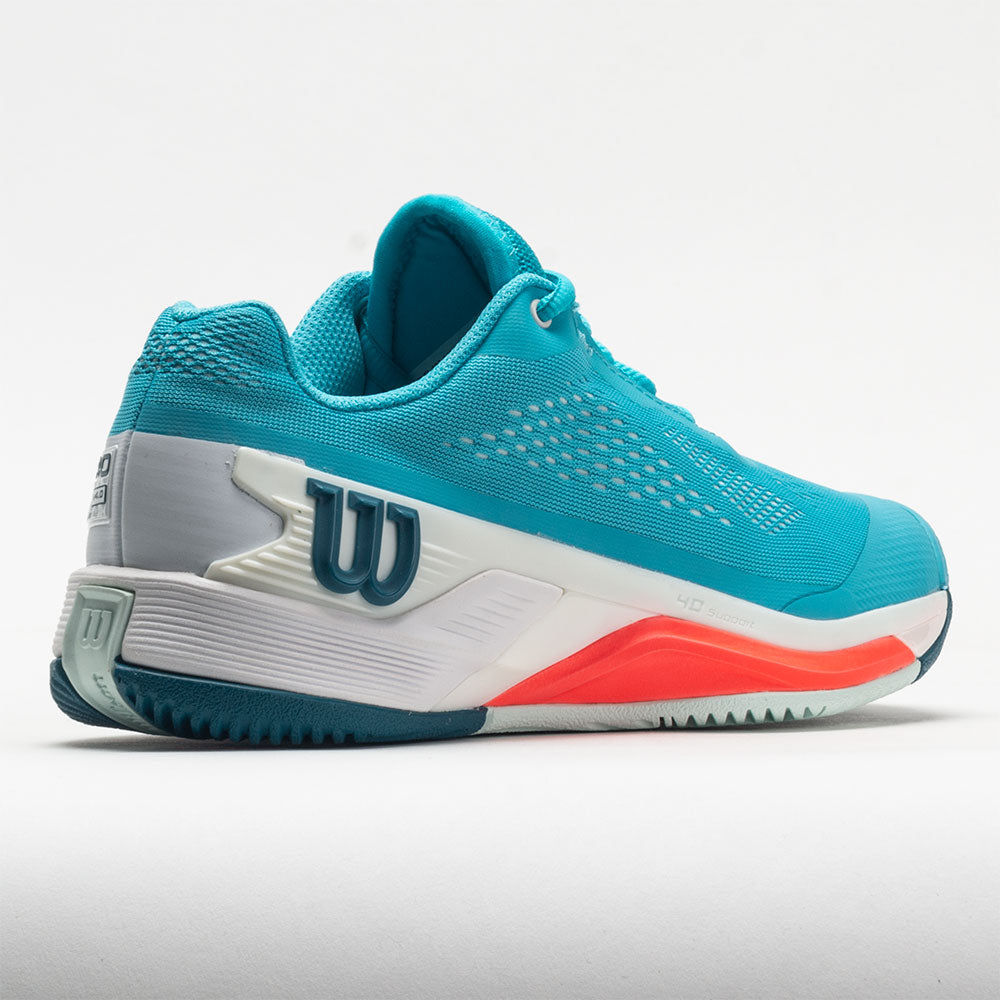 Wilson Rush Pro 4.0 Women's  Scuba Blue/White/Fiery Coral