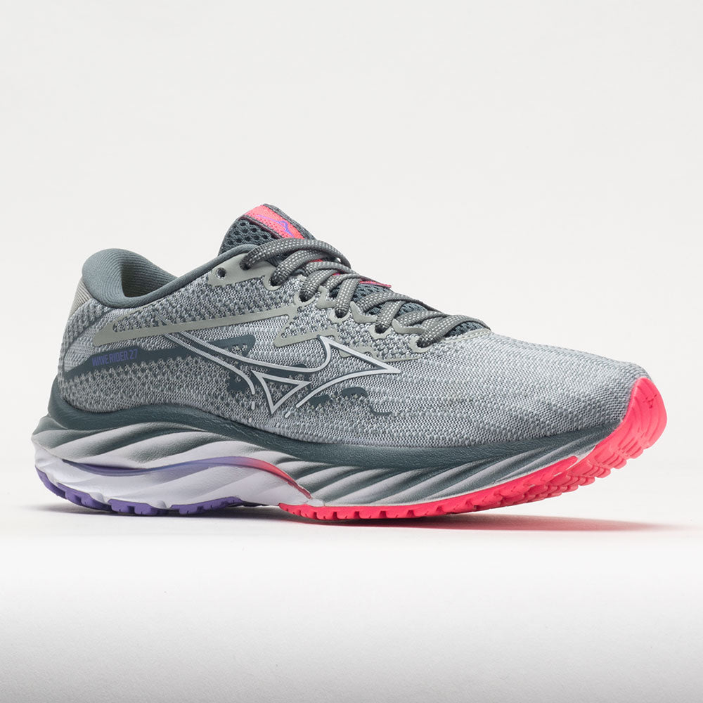 Mizuno Wave Rider 27 Mesh Women's  Pearl Blue/White