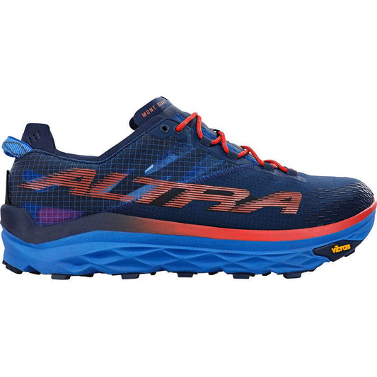 Men's Altra Mont Blanc, Blue/Red, 11.5 D Medium