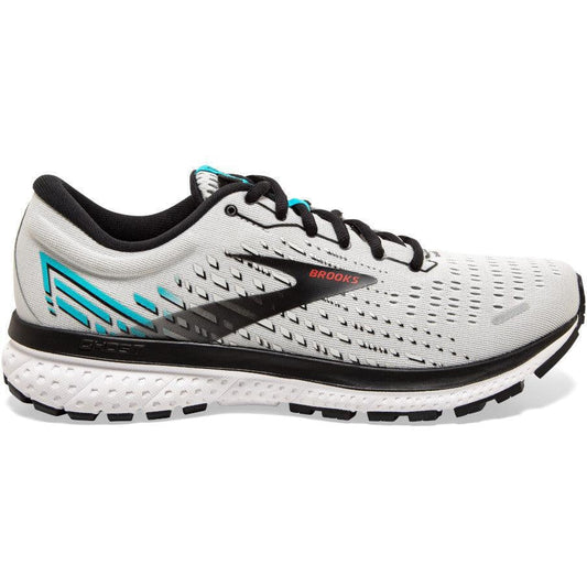 Men's Brooks Ghost 13, Grey/Black/Capri, 11.5 D Medium