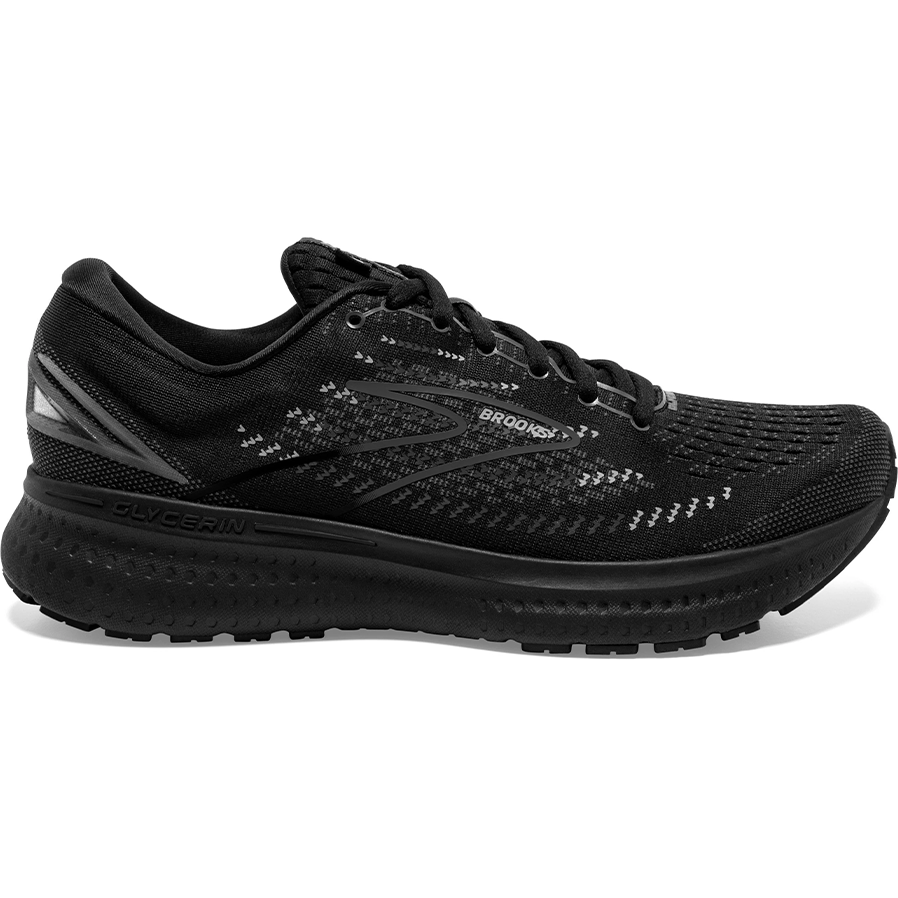 Men's Brooks Glycerin 19, Black/Ebony, 12.5 D Medium