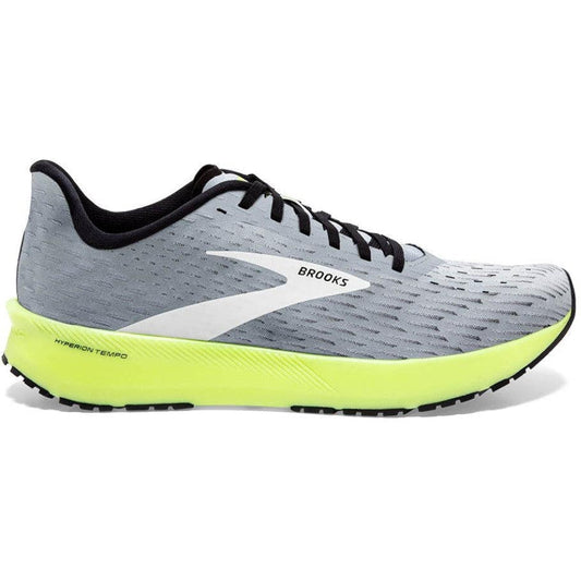 Men's Brooks Hyperion Tempo, Grey/Black/Nightlife, 10 D Medium