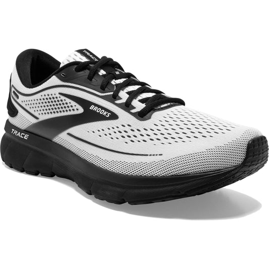 Men's Brooks Trace 2, White/Black, 11.5 D Medium
