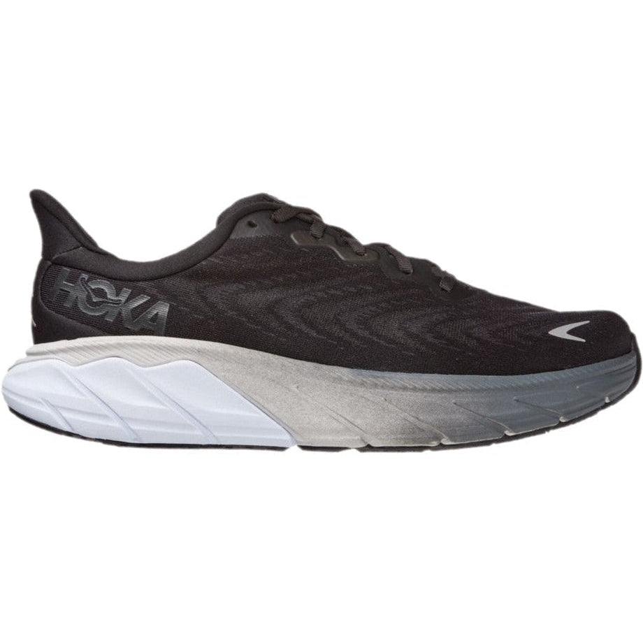 Men's Hoka One One Arahi 6, Black/White, 11.5 D Medium