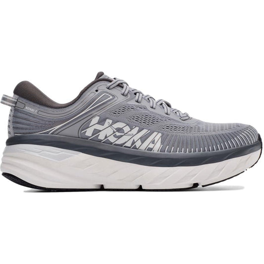 Men's Hoka One One Bondi 7, Wild Dove/Dark Shadow, 11 D Medium