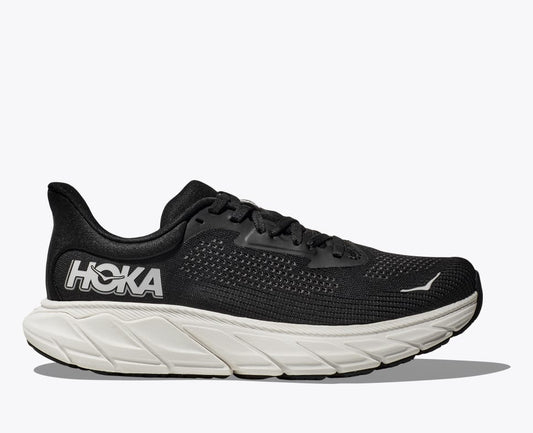 Men's Hoka One One Arahi 7, Black/White, 12 D Medium