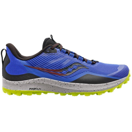 Men's Saucony Peregrine 12, Blue Raz/Acid, 12 D Medium