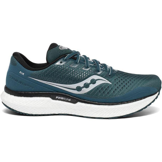 Men's Saucony Triumph 18, Deep Teal/Silver, 9.5 D Medium