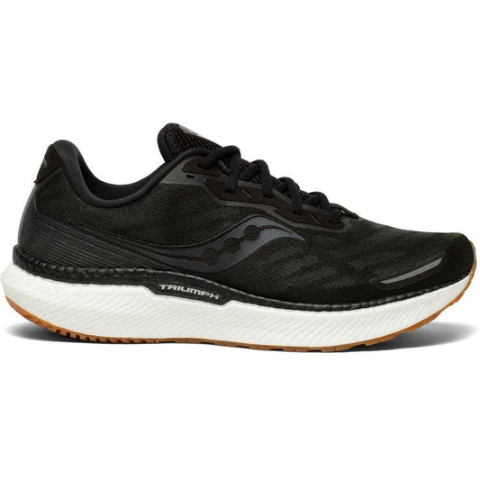Men's Saucony Triumph 19, Black/Gum, 9 D Medium