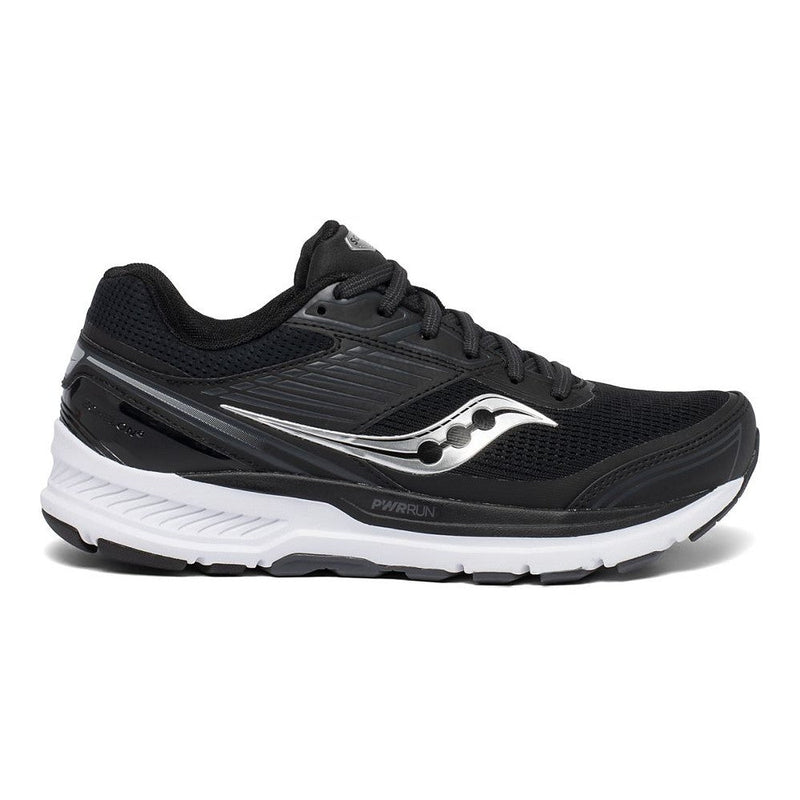 Women's Saucony Echelon 8, Black/White, 7 D Wide
