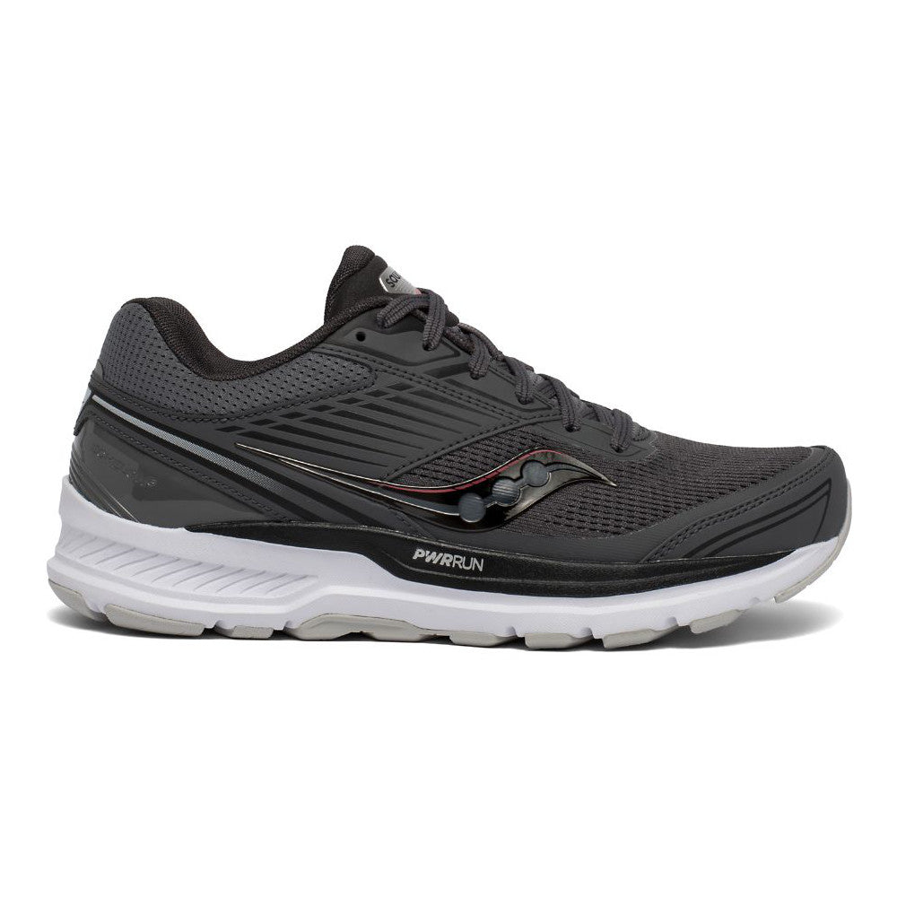 Women's Saucony Echelon 8, Charcoal/Cherry, 8.5 D Wide