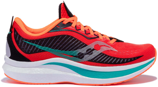 Men's Saucony Endorphin Speed 2, SCARLET/BLACK, 9 D Medium