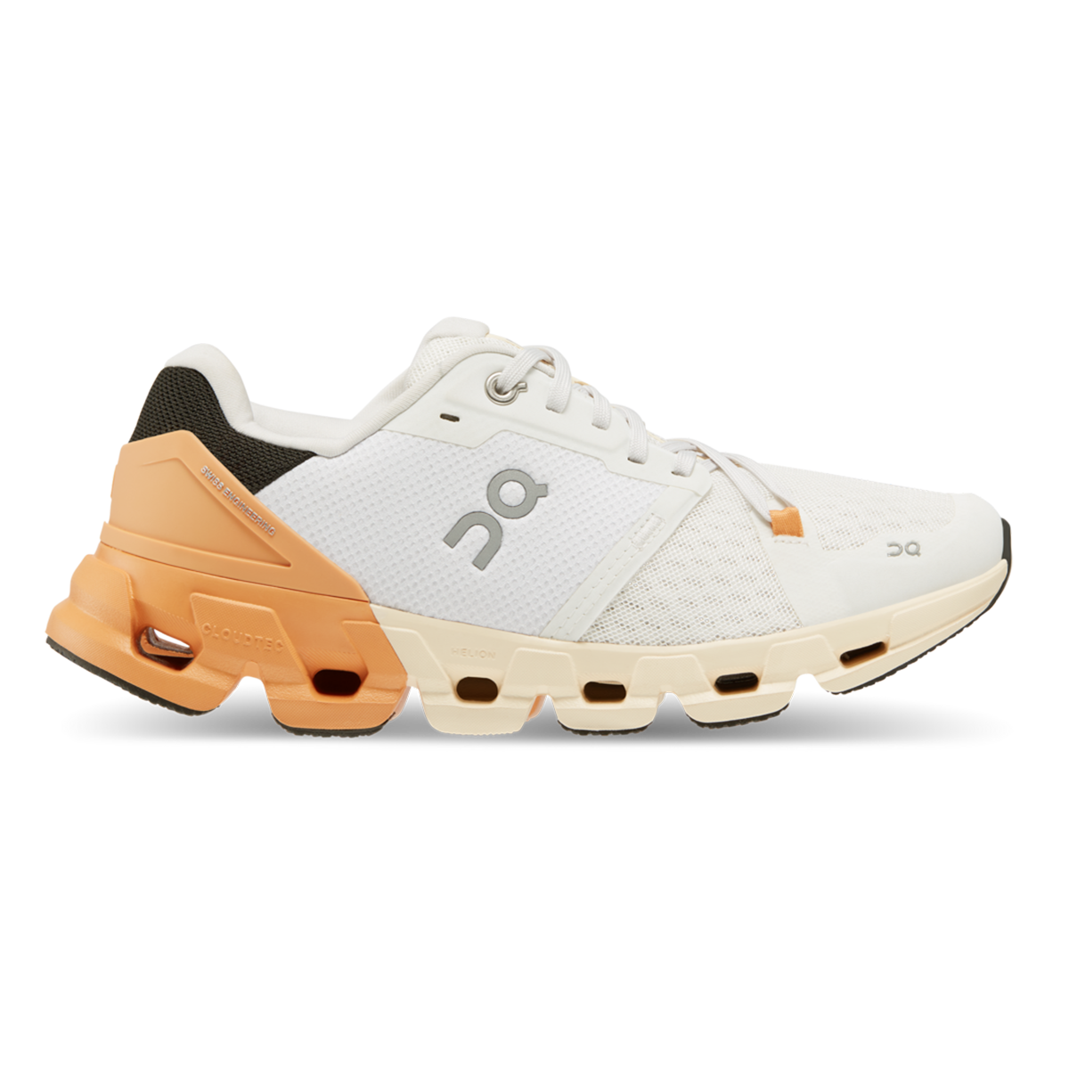 Women's On Cloudflyer 4, White/Copper, 8 B Medium