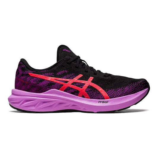 Women's Asics Dynablast 3, Black/Red Alert, 10 B Medium