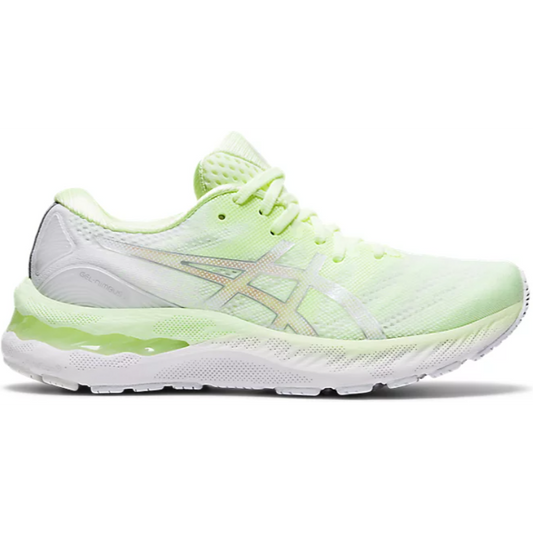 Women's Asics GEL-Nimbus 23, Illuminate Yellow/Pure Silver, 9.5 B Medium