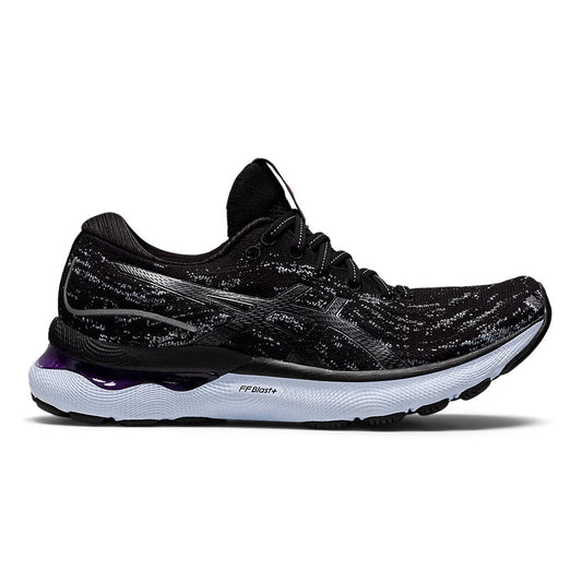 Women's Asics Gel-Nimbus 24 MK, Black/Black, 6 B Medium