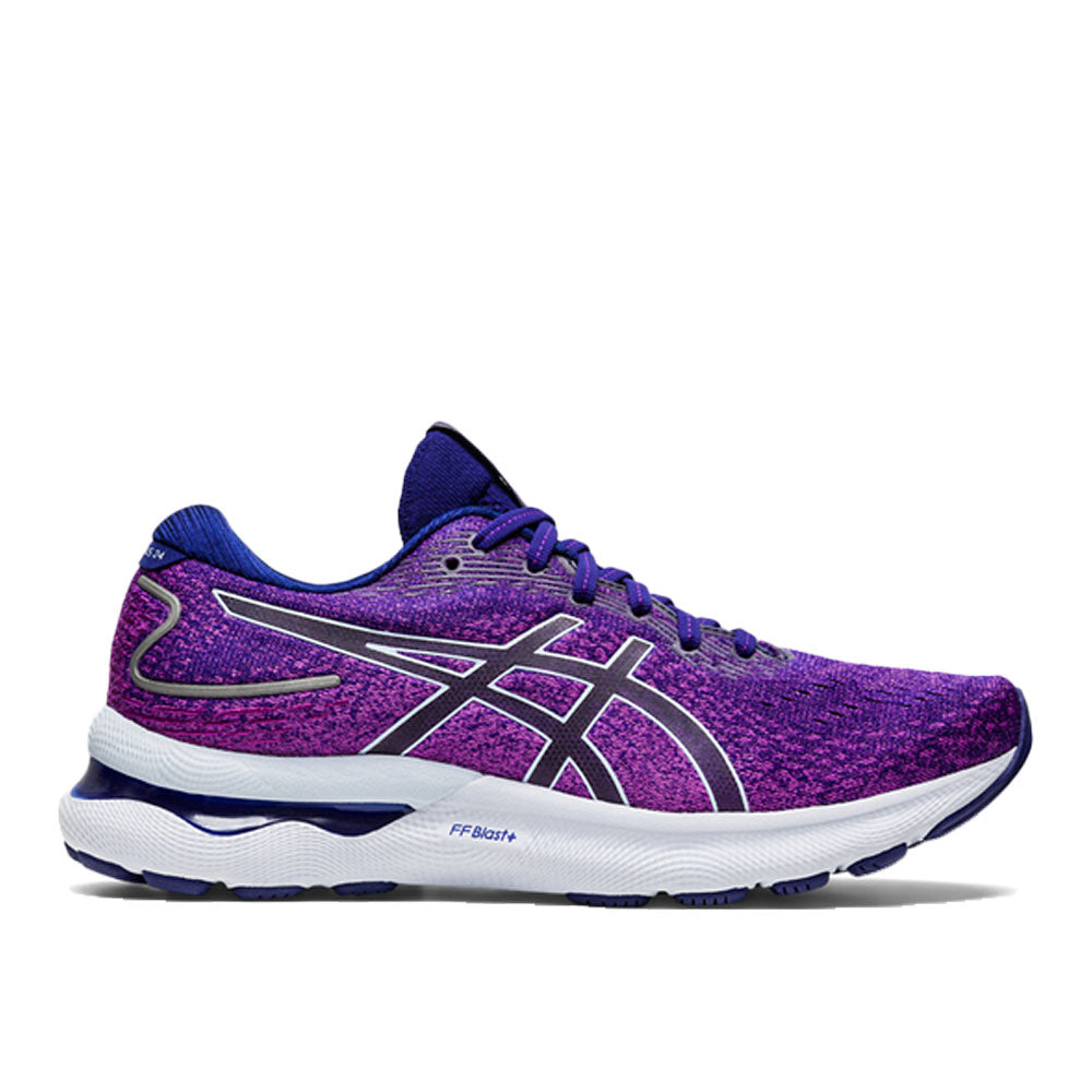 Women's Asics Gel-Nimbus 24, Orchid/Soft Sky, 10.5 B Medium