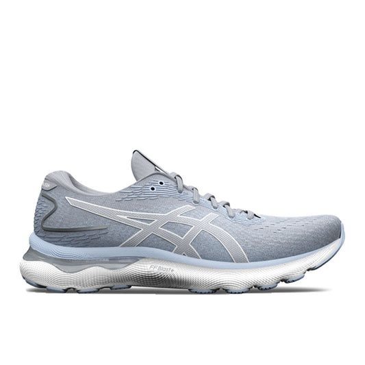 Women's Asics GEL-Nimbus 24, Piedmont Grey/White, 7 B Medium