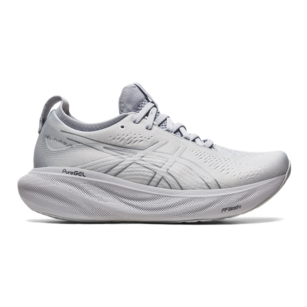 Women's Asics Gel-Nimbus 25, PIEDMONT GREY/SHEET ROCK, 9.5 B Medium