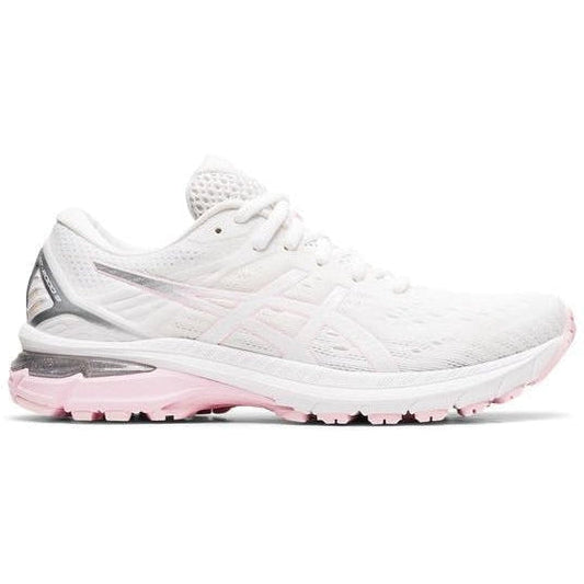 Women's Asics GT-2000 9, White/Pink Salt, 6 B Medium