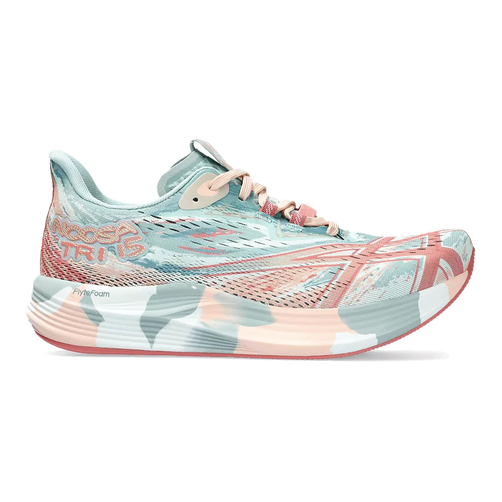 Women's Asics Noosa TRI 15, Pure Aqua/Pale Apricot, 9 B Medium