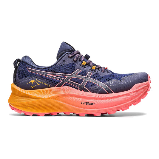 Women's Asics Trabuco Max 2, Midnight/Papaya, 8 B Medium