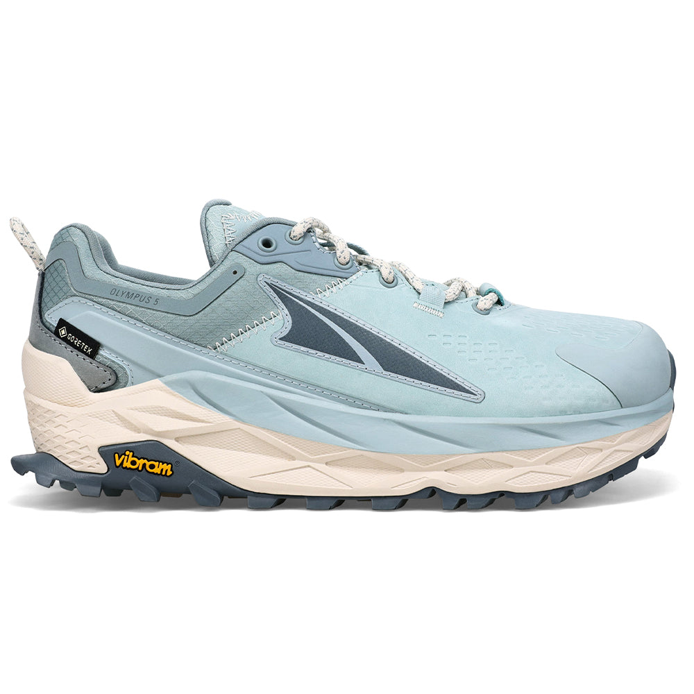 Women's Altra Olympus 5 Low GTX, Mineral Blue, 8 B Medium