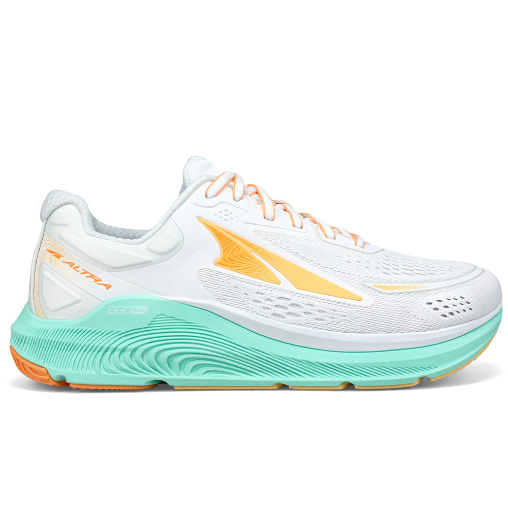 Women's Altra Paradigm 6, White/Green, 9.5 B Medium