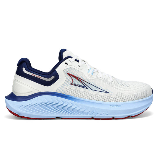 Women's Altra Paradigm 7, White/Blue, 9.5 B Medium