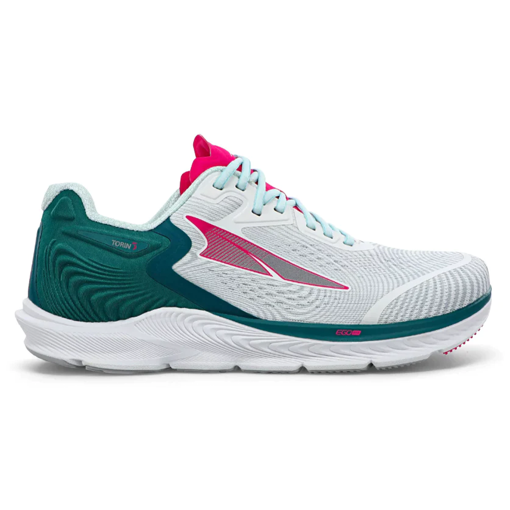 Women's Altra Torin 5, Deep Teal/Pink, 9.5 B Medium