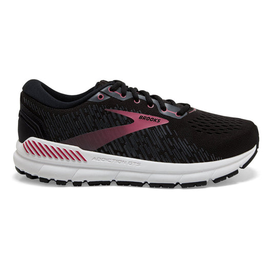 Women's Brooks Addiction GTS 15, Black/Ebony/Mauvewood, 10 2E Extra Wide