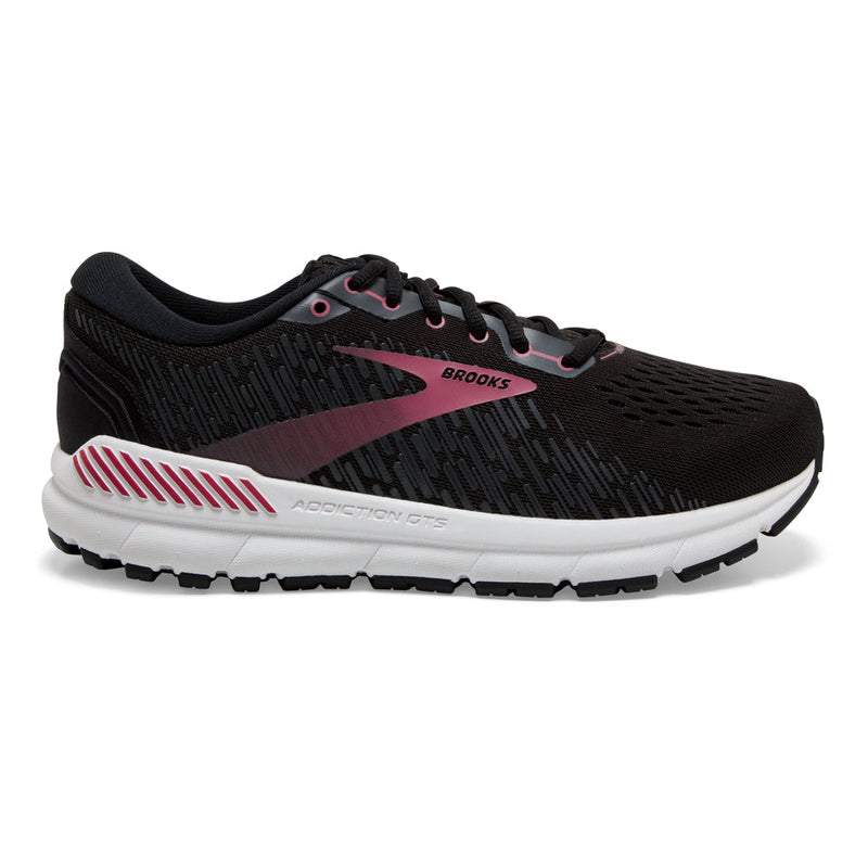 Women's Brooks Addiction GTS 15, Black/Ebony/Mauvewood, 8.5 B Medium