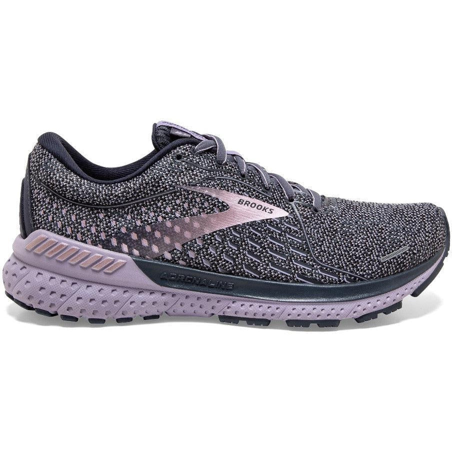 Women's Brooks Adrenaline GTS 21, Ombre/Lavender/Metallic, 6 B Medium
