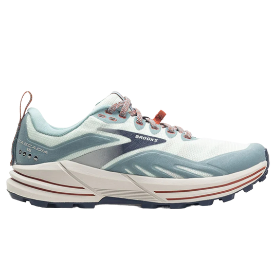 Women's Brooks Cascadia 16, Aqua/Tourmaline/Rooibos Tea, 6.5 B Medium