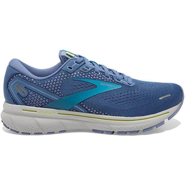 Women's Brooks Ghost 14, Blue/Ocean/Oyster, 6 B Medium