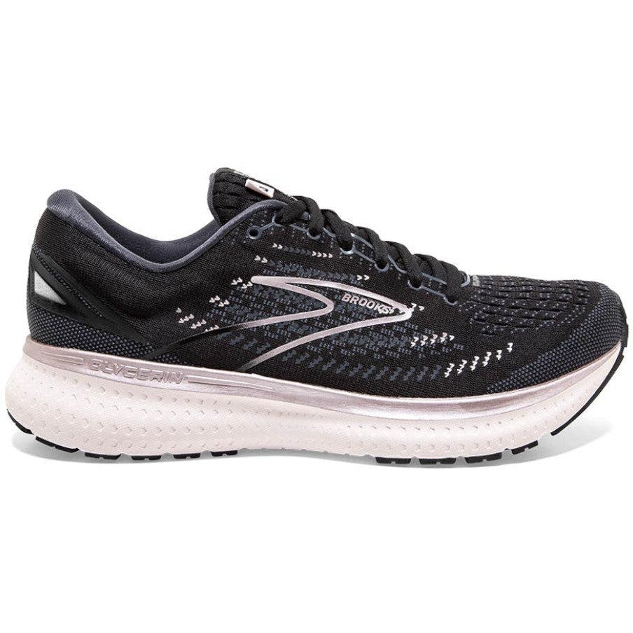 Women's Brooks Glycerin 19, Black/Ombre/Metallic, 9.5 D Wide