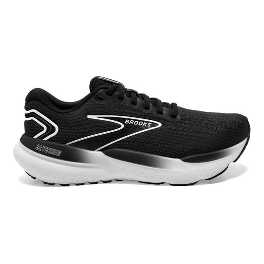 Women's Brooks Glycerin 21, Black/Grey/White, 9 D Wide