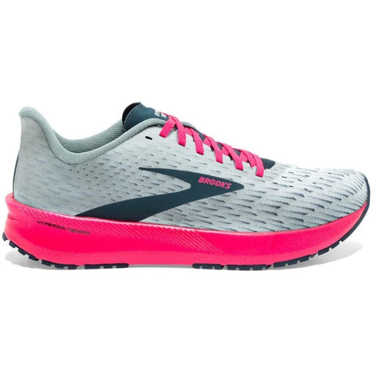 Women's Brooks Hyperion Tempo, Ice Flow/Navy/Pink, 9.5 B Medium