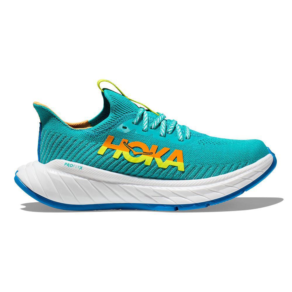 Women's Hoka One One Carbon X 3, Ceramic/Evening Primrose, 9 B Medium