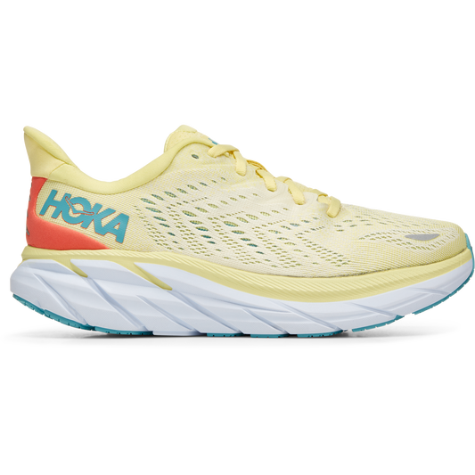 Women's Hoka One One Clifton 8, Yellow Pear/Sweet Corn, 7.5 B Medium