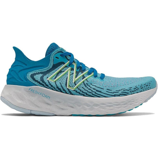 Women's New Balance Fresh Foam 1080 v11, Virtual Sky/Bleached Lime Glo, 9.5 B Medium