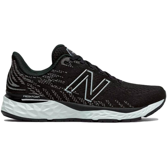 Women's New Balance Fresh Foam 880 v11, Black/Star Glo, 6.5 B Medium