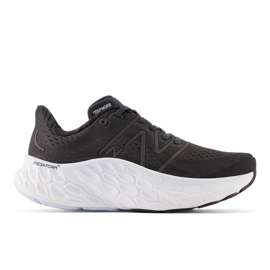 Women's New Balance Fresh Foam X More v4, Black, 10.5 B Medium