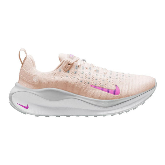 Women's Nike InfinityRN 4, Guava Ice/Vivid Purple-Photon Dust-White, 8.5 B Medium