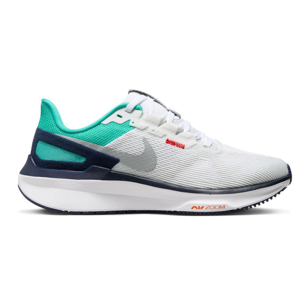 Women's Nike Structure 25, White/Lt Smoke Grey-Clear Jade-Jade Ice, 7.5 B Medium